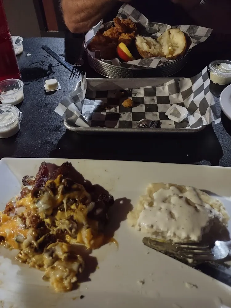 Smothered Chicken and Mashed Potatoes